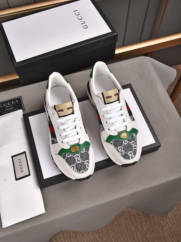 GUCCI　スニーカー　グッチスニーカー　メンズ　外履きオールシーズン　カジュアル シューズ　選べる4色 - 画像 6