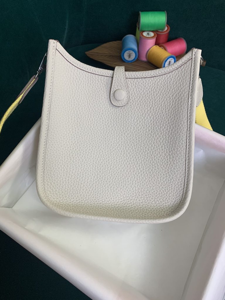 エルメスハーフ手縫いEvelyne Mini エルメスエブリンミニ TPM 16 Hermes 豊富な在庫 シルバー/ゴールド金具 ショルダーバッグ アマゾン・ジグザグ ミニショルダー 33色 - 画像 6