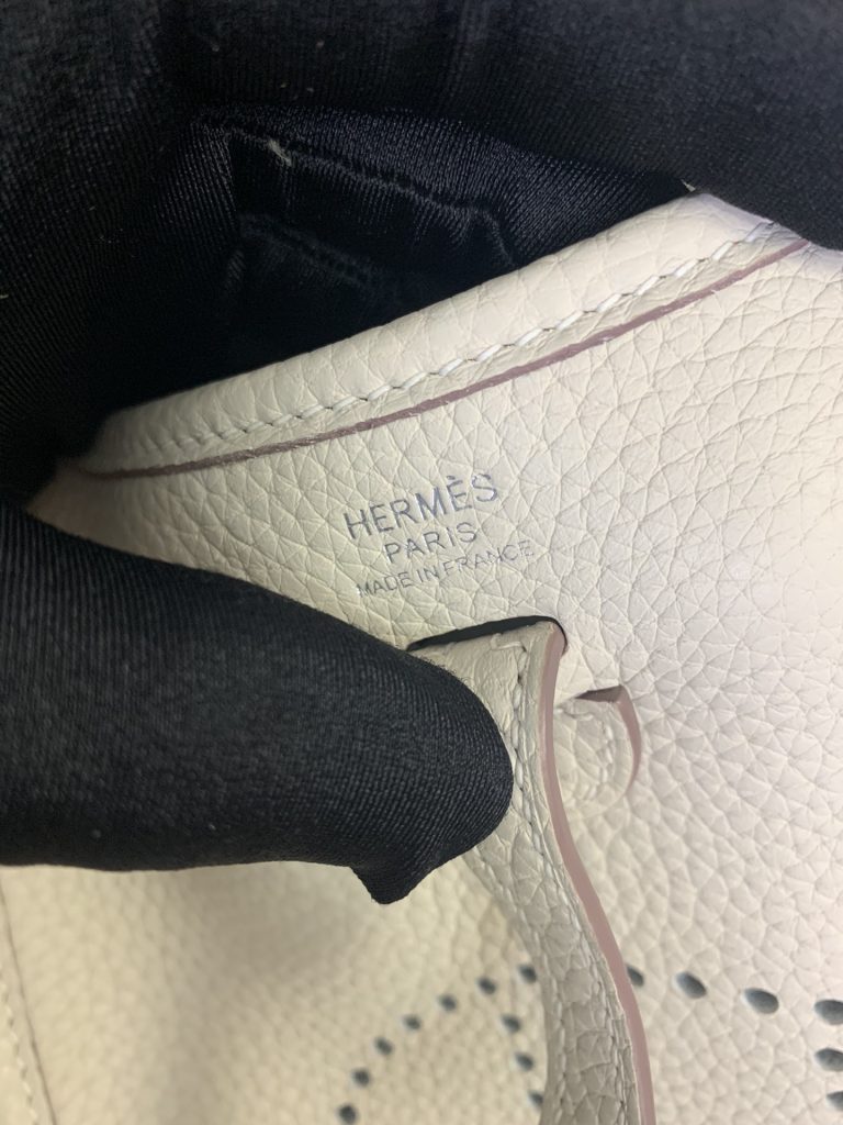 エルメスハーフ手縫いEvelyne Mini エルメスエブリンミニ TPM 16 Hermes 豊富な在庫 シルバー/ゴールド金具 ショルダーバッグ アマゾン・ジグザグ ミニショルダー 33色 - 画像 7