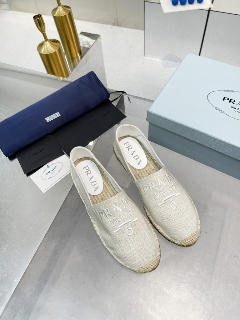 PRADA/プラダ　エスパドリーユ　厚底スリッポン/ローファー　レディース靴女性　選べる5色 - 画像 5