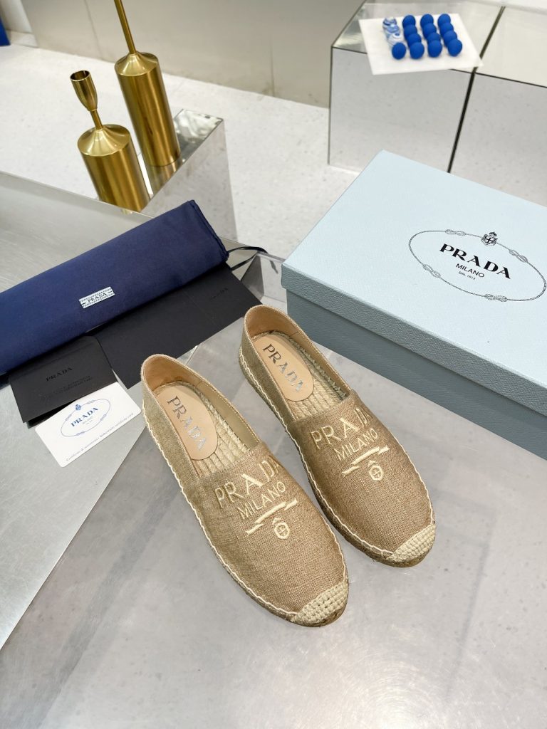 PRADA/プラダ　エスパドリーユ　厚底スリッポン/ローファー　レディース靴女性　選べる5色 - 画像 2