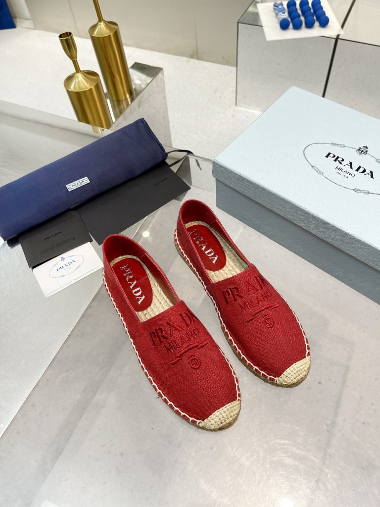 PRADA/プラダ　エスパドリーユ　厚底スリッポン/ローファー　レディース靴女性　選べる5色 - 画像 4