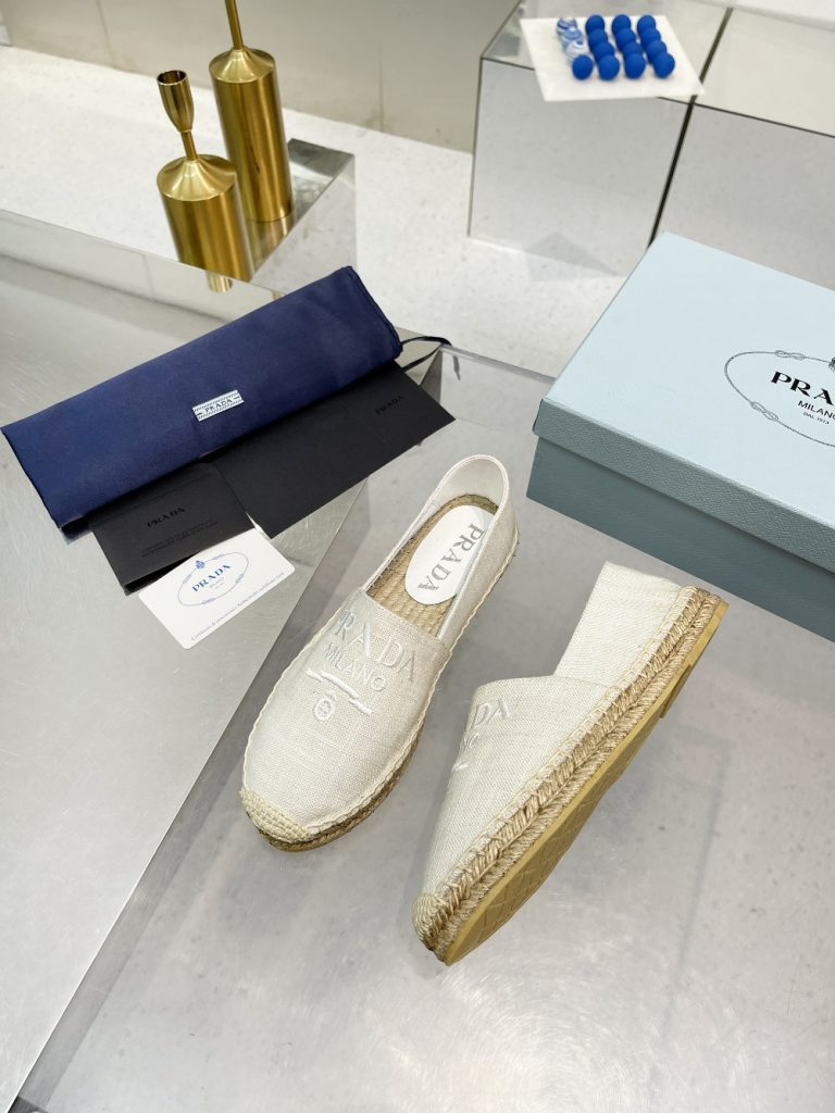 PRADA/プラダ　エスパドリーユ　厚底スリッポン/ローファー　レディース靴女性　選べる5色 - 画像 6