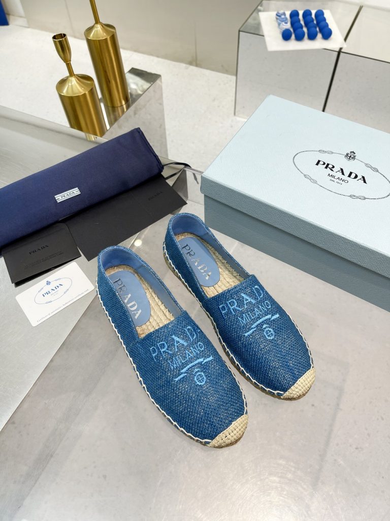 PRADA/プラダ　エスパドリーユ　厚底スリッポン/ローファー　レディース靴女性　選べる5色 - 画像 3