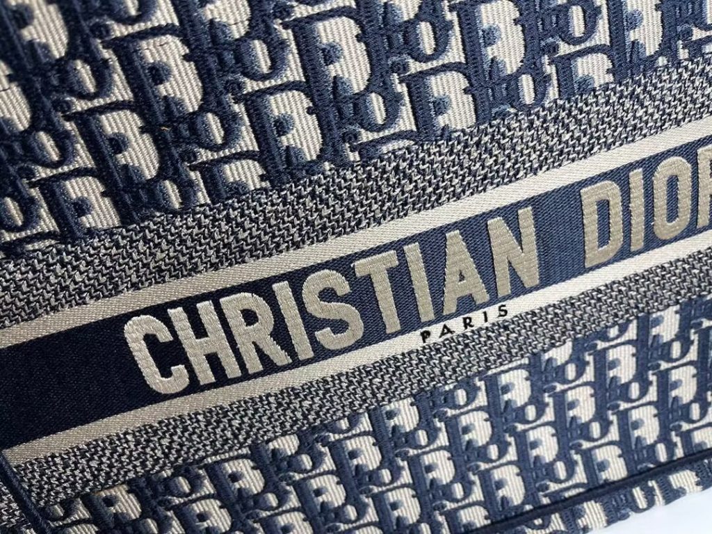 Dior　ディオール　Book Tote　ブックトート　ネイビー　ボルドー　グレー 　ハンドバッグ　ディオール オブリーク トートバッグ　3色 - 画像 7