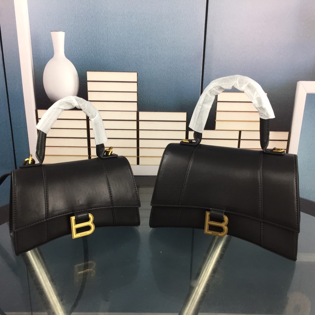 BALENCIAGA　バレンシアガ　HOUR TOP HANDLE　アワーグラスシェイプ　ハンドルバッグ　レディースバッグ　ショルダーバッグ　ポシェット　4色 - 画像 4