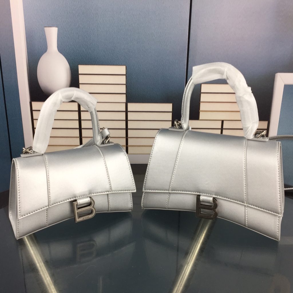 BALENCIAGA　バレンシアガ　HOUR TOP HANDLE　アワーグラスシェイプ　ハンドルバッグ　レディースバッグ　ショルダーバッグ　ポシェット　4色 - 画像 3