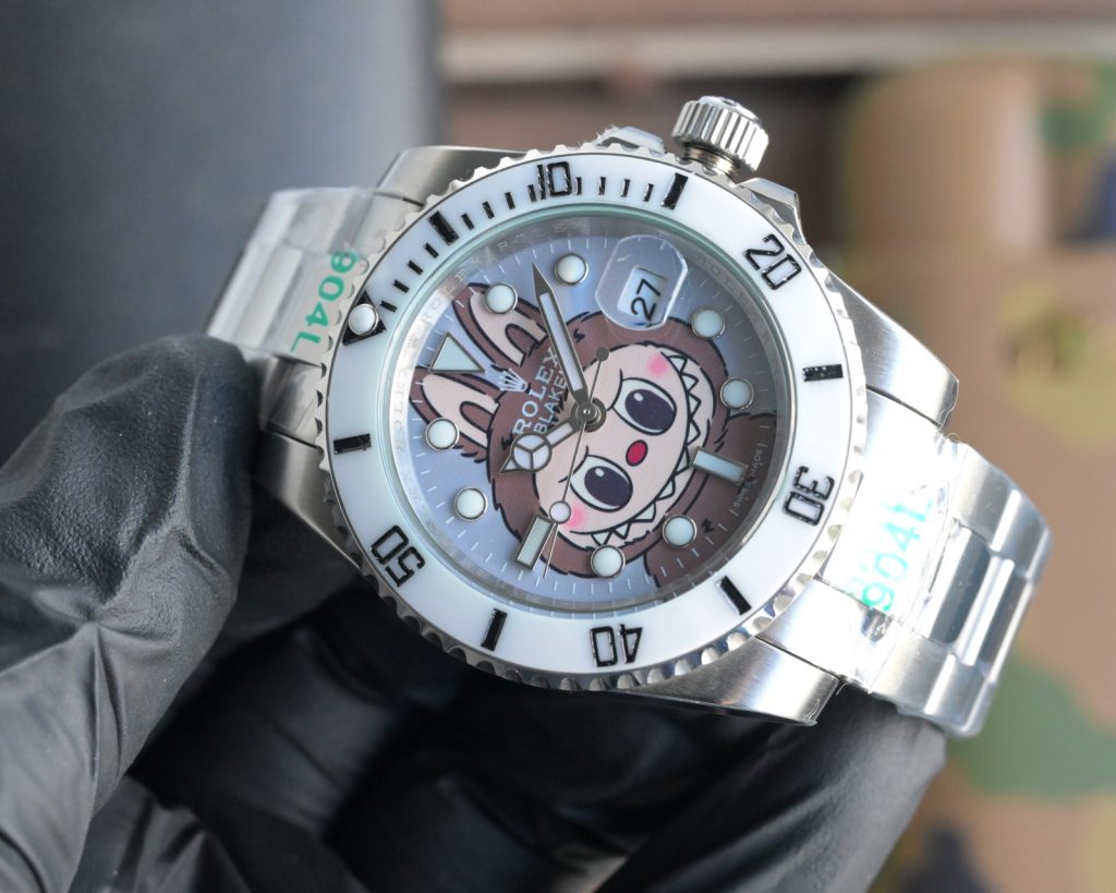 Rolex ロレックス【限定コラボ】ロレックス＆ラブブ 自動巻きメカニカル腕時計✨ 多色エナメル文字盤&904L鋼🥰 40mm 高精度ムーブメント💎 コスパ最強🎁 レディース - 画像 4