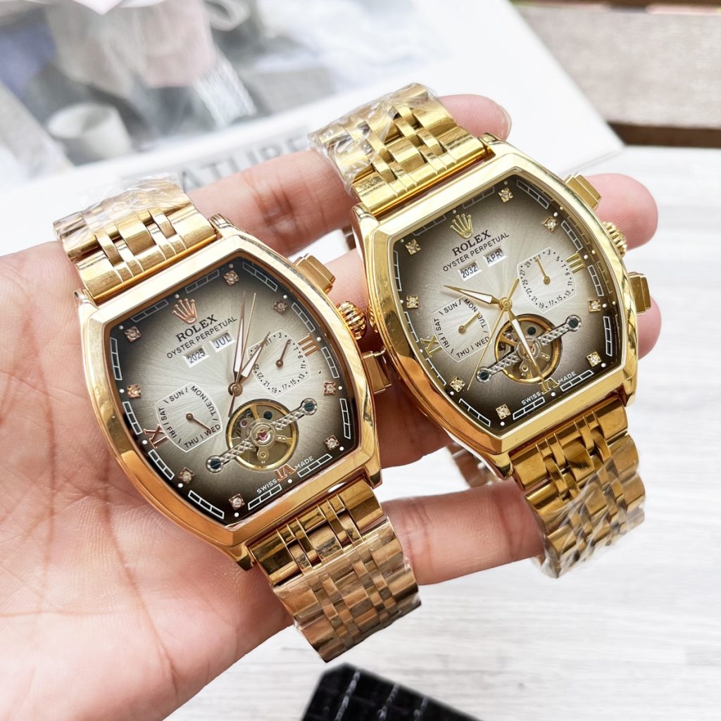 Rolex ロレックス【新作登場】ロレックス 自動巻き メンズ腕時計 本革ベルト 大飛輪デザイン✨⌚️🔥💎💼 - 画像 4