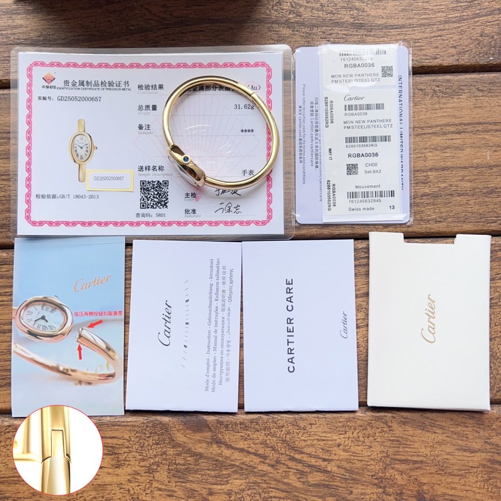 Cartier カルティエ✨【Cartier 】カルティエ 時計 レディース 人気モデル💎 高級腕時計 贈り物に最適🎁 美しいデザイン✨ ギフトボックス付き🎁 - 画像 2