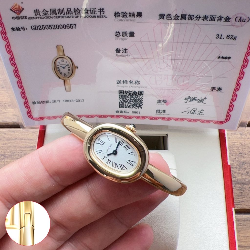 Cartier カルティエ✨【Cartier 】カルティエ 時計 レディース 人気モデル💎 高級腕時計 贈り物に最適🎁 美しいデザイン✨ ギフトボックス付き🎁 - 画像 4