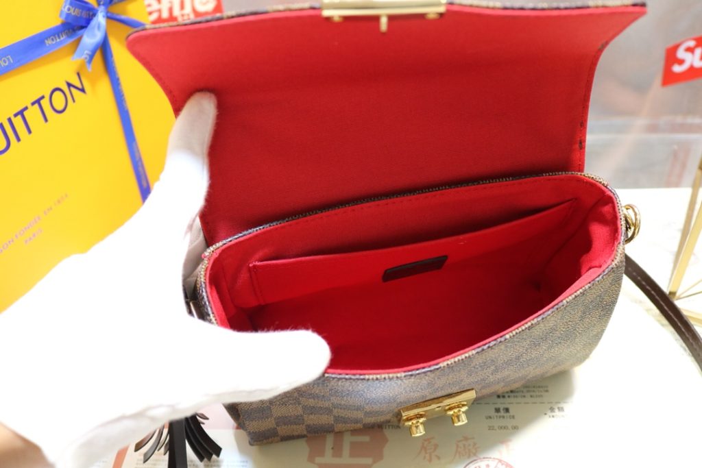 Louis Vuitton　ルイ·ヴィトン　クロワゼット ダミエ　ハンドバッグ ショルダーバッグ　レディース　斜め掛けでき　手提げ　カバン - 画像 4