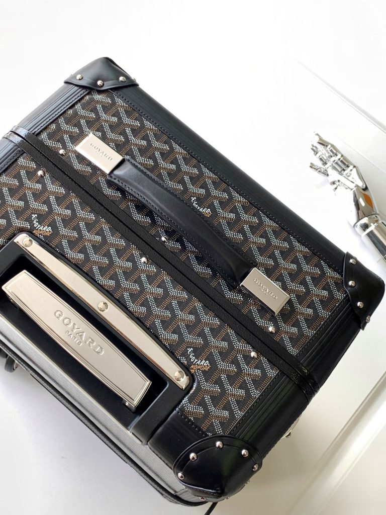 【ゴヤール】20サイズキャリーバッグ 完全手作り 工芸品級 高級感溢れる限定品 上品な旅の相棒 - 画像 5