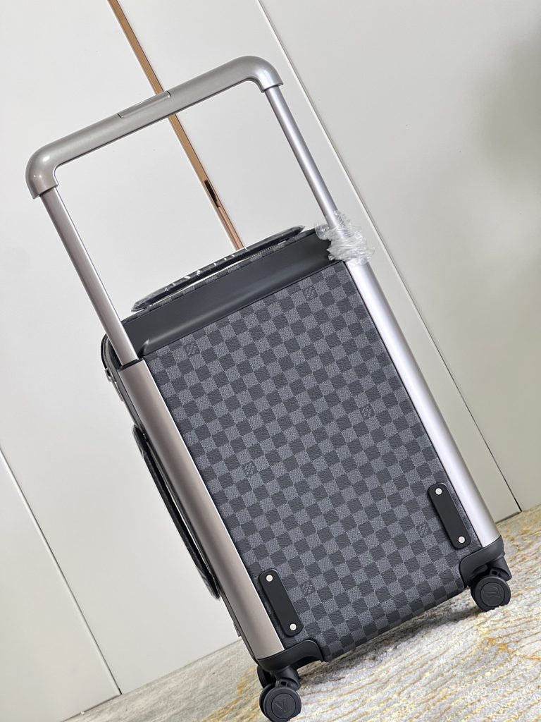 【ルイヴィトン】ホライズン トランク型 キャリーバッグ モノグラム帆布 レザー保護 上品で実用的な旅行コンパニオン - 画像 5