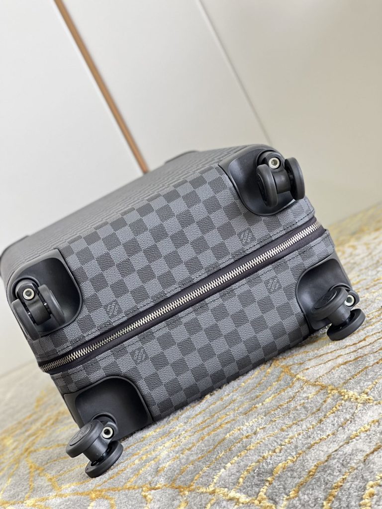 【ルイヴィトン】ホライズン トランク型 キャリーバッグ モノグラム帆布 レザー保護 上品で実用的な旅行コンパニオン - 画像 6