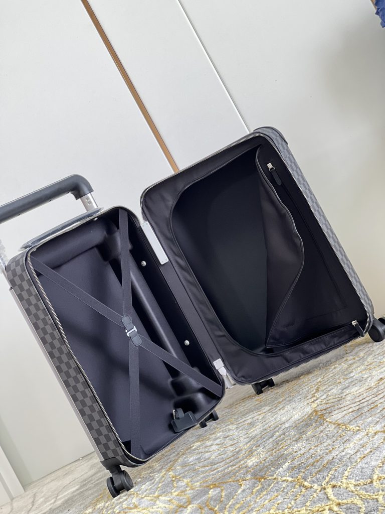 【ルイヴィトン】ホライズン トランク型 キャリーバッグ モノグラム帆布 レザー保護 上品で実用的な旅行コンパニオン - 画像 8
