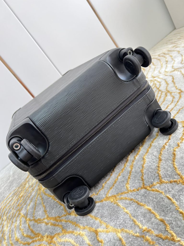 【ルイヴィトン】トランク型 小物収納ボックス モノグラム ブラック ウォーターパターン レザー保護 上品で実用的な旅行コンパニオン - 画像 6