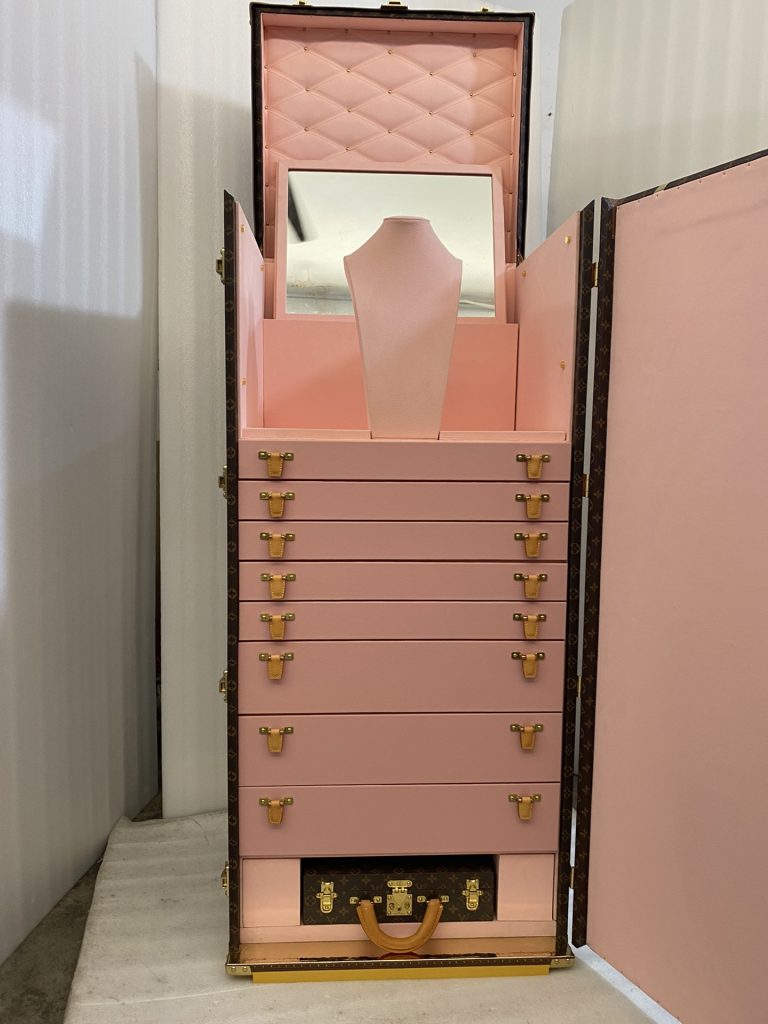 【客注立体ジュエリーケース】高級感のある宝飾品収納 職人手工芸 上品な雰囲気 ギフトに最適な逸品 - 画像 7