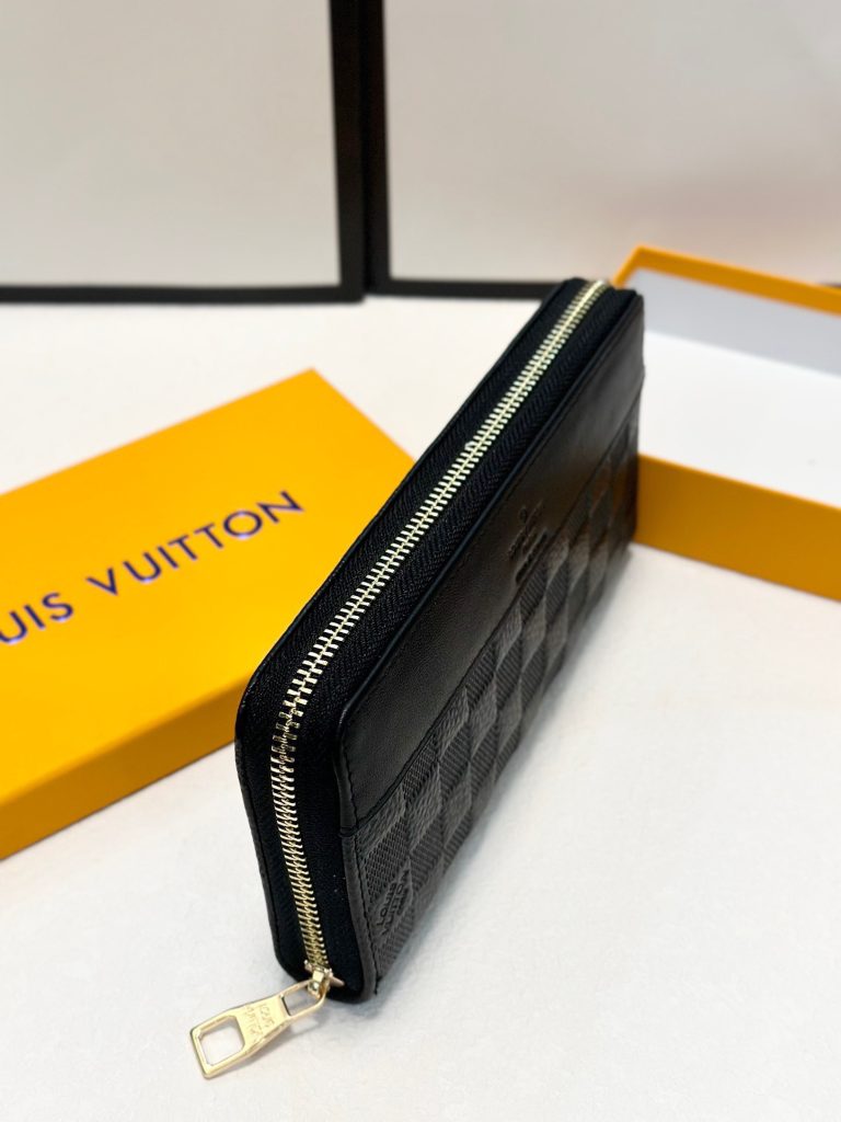 ルイ・ヴィトン ダミエ 上品な長財布 レディースへのギフトに最適な定番モデルメンズ長財布ブラック - 画像 6
