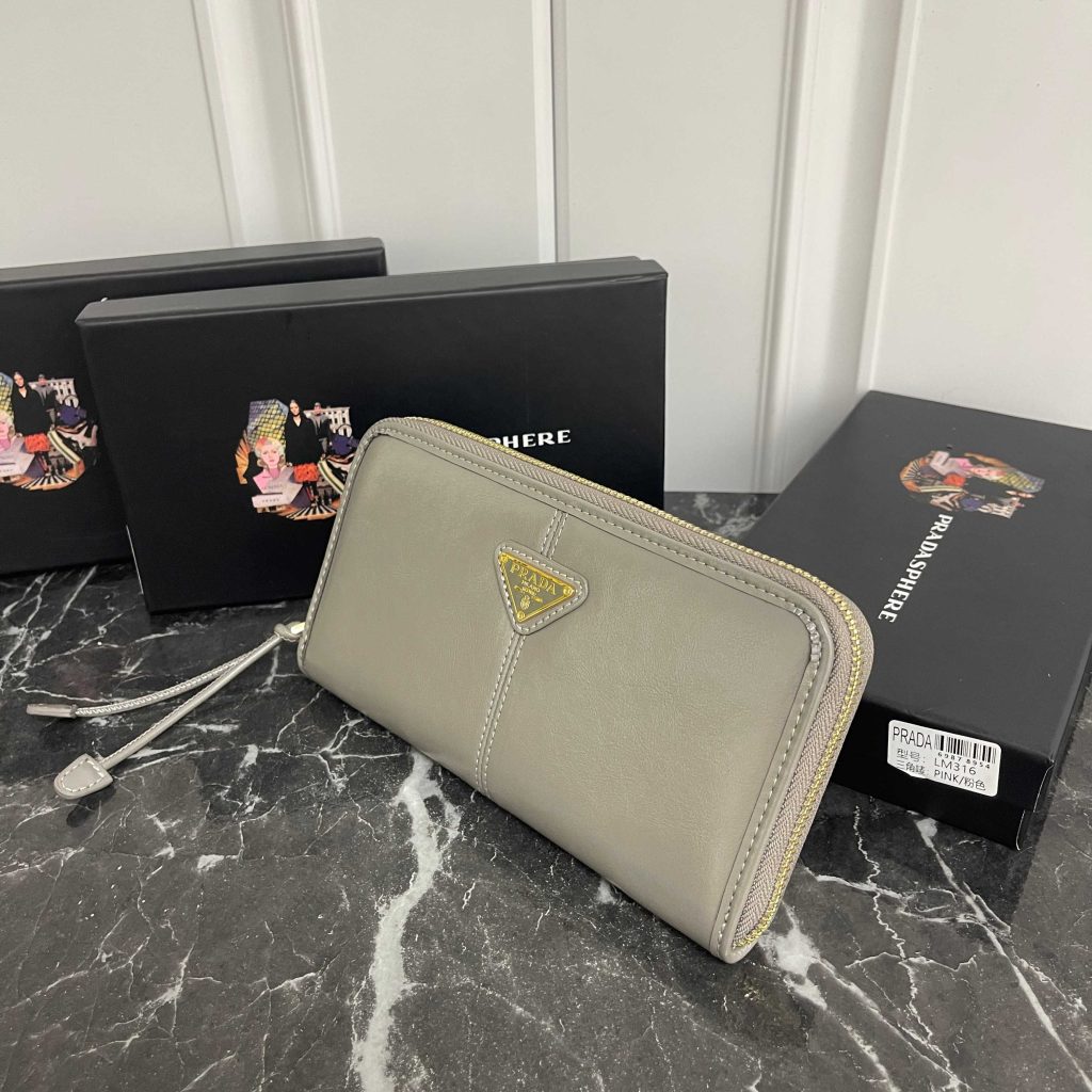 プラダ モノグラムキャンバス 上品な長財布 レディース人気モデル ギフトにも最適 - 画像 2