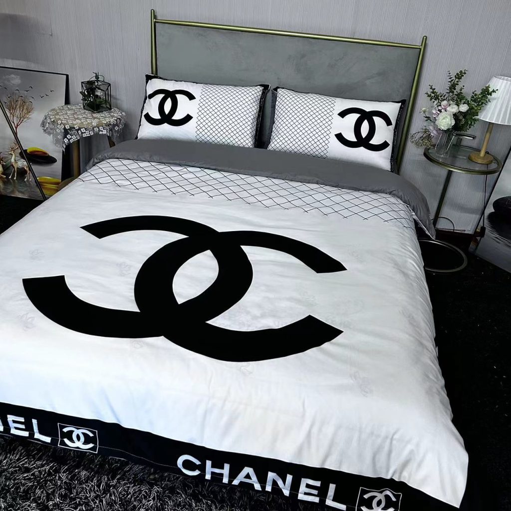CHANEL シャネル　掛け布団カバーセット4点　ダブルサイズ/キングサイズベッド　綿生地ベッドカバー　新居寝具用品　4種類 - 画像 8