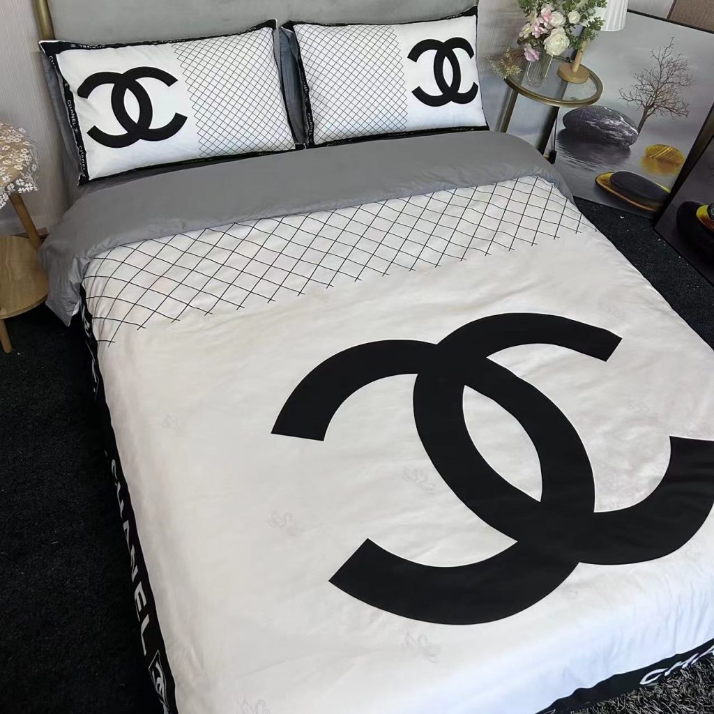 CHANEL シャネル　掛け布団カバーセット4点　ダブルサイズ/キングサイズベッド　綿生地ベッドカバー　新居寝具用品　4種類 - 画像 7