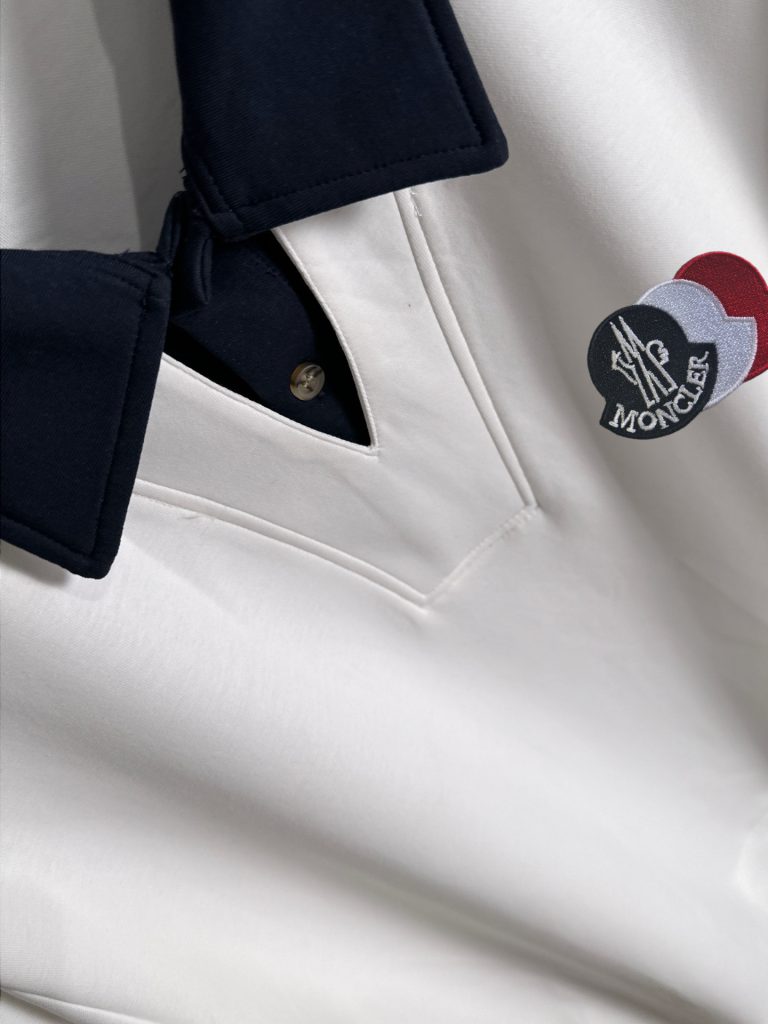 Monclerモンクル ポロネックスウェットシャツ 白 5色入 長袖 メンズ 春秋着用 - 画像 6