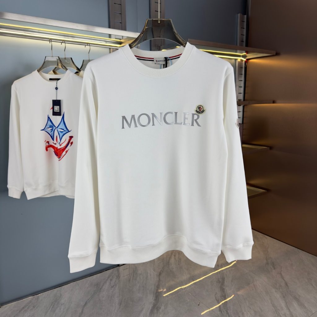 Monclerモンクレール メンズ パーカー 白 3色 NFC対応 裾リブ付き （54文字） - 画像 2