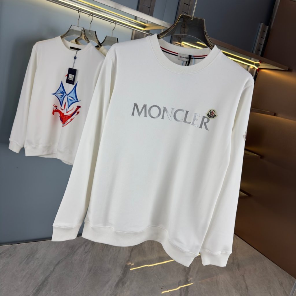 Monclerモンクレール メンズ パーカー 白 3色 NFC対応 裾リブ付き （54文字） - 画像 3
