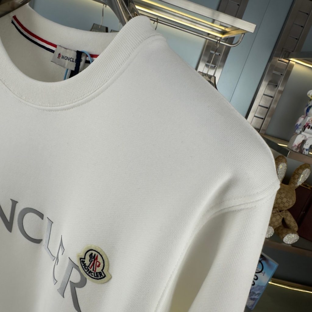 Monclerモンクレール メンズ パーカー 白 3色 NFC対応 裾リブ付き （54文字） - 画像 4