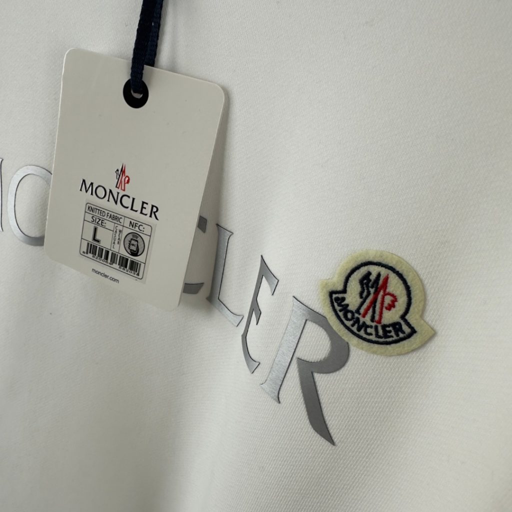 Monclerモンクレール メンズ パーカー 白 3色 NFC対応 裾リブ付き （54文字） - 画像 7