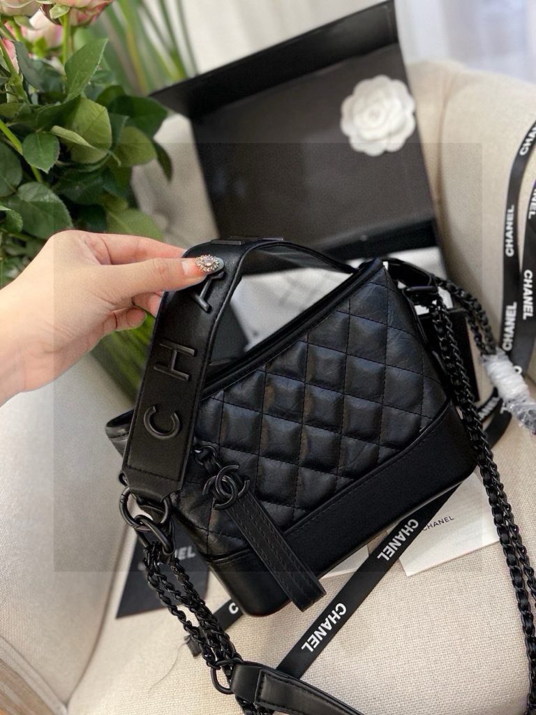 シャネル ファッション バッグ ブラック 1色入 2WAY リュック バッグ 紐付き ブランド ショルダー バッグ - 画像 4