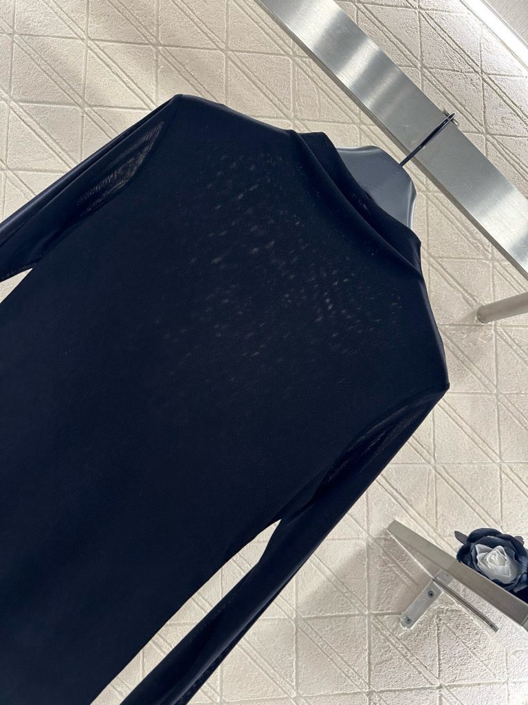 シャネル レディース ロングスリーブシャツ ブラック 1色 - 画像 4