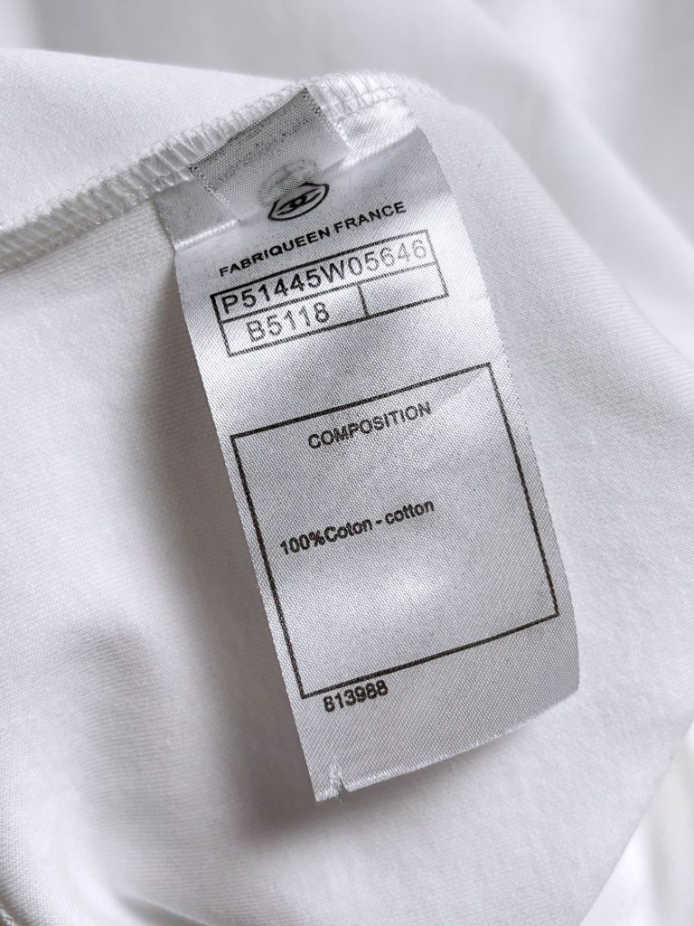 chanel ロゴ刺繍 ロングスリーブTシャツ 100%コットン 白 1色 - 画像 3