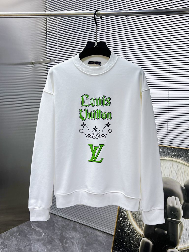 Louis Vuittonルイ・ヴィトン ロゴプリントスウェットシャツ 2色入 - 画像 2