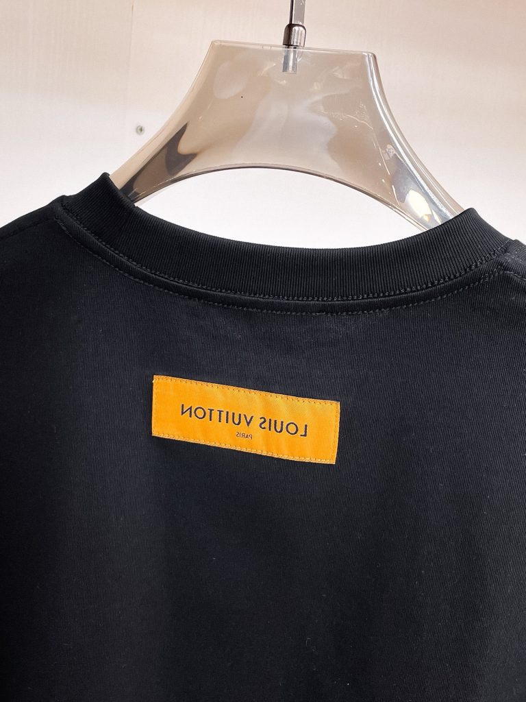 Louis Vuittonロエベ 黒 ロングスリーブTシャツ レギュラーカット 1色 - 画像 8