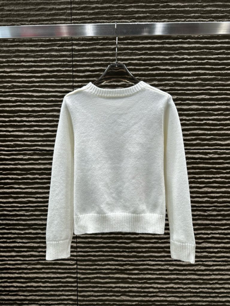 Louis VuittonLOUIS VUITTON ニットセーター 3色展開 かわいいロゴデザイン - 画像 3