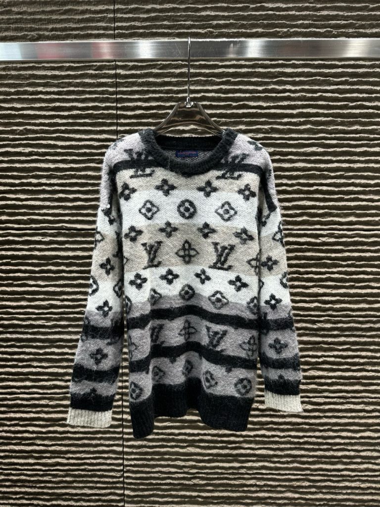 Louis Vuittonルイヴィトン ニットセーター 3色展開 春夏着用可能 ミラノ風デザイン - 画像 2