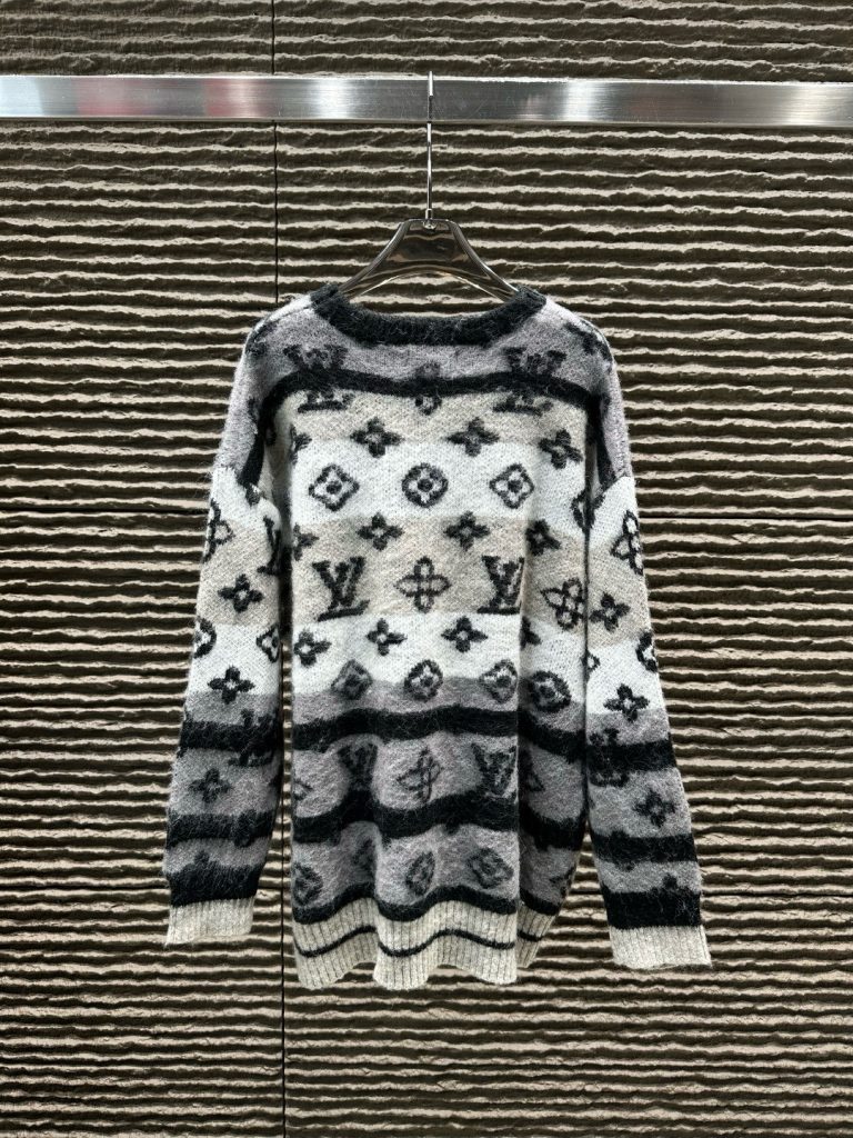 Louis Vuittonルイヴィトン ニットセーター 3色展開 春夏着用可能 ミラノ風デザイン - 画像 3