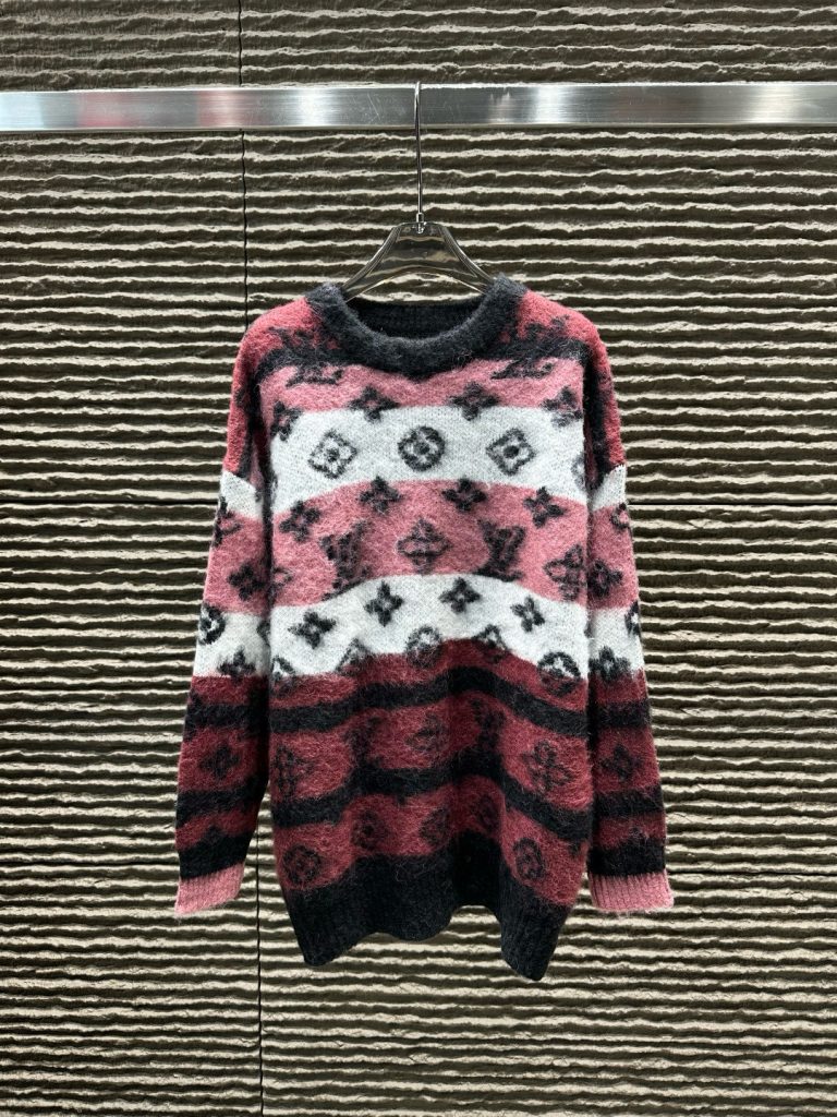 Louis Vuittonルイヴィトン ニットセーター 3色展開 春夏着用可能 ミラノ風デザイン - 画像 4
