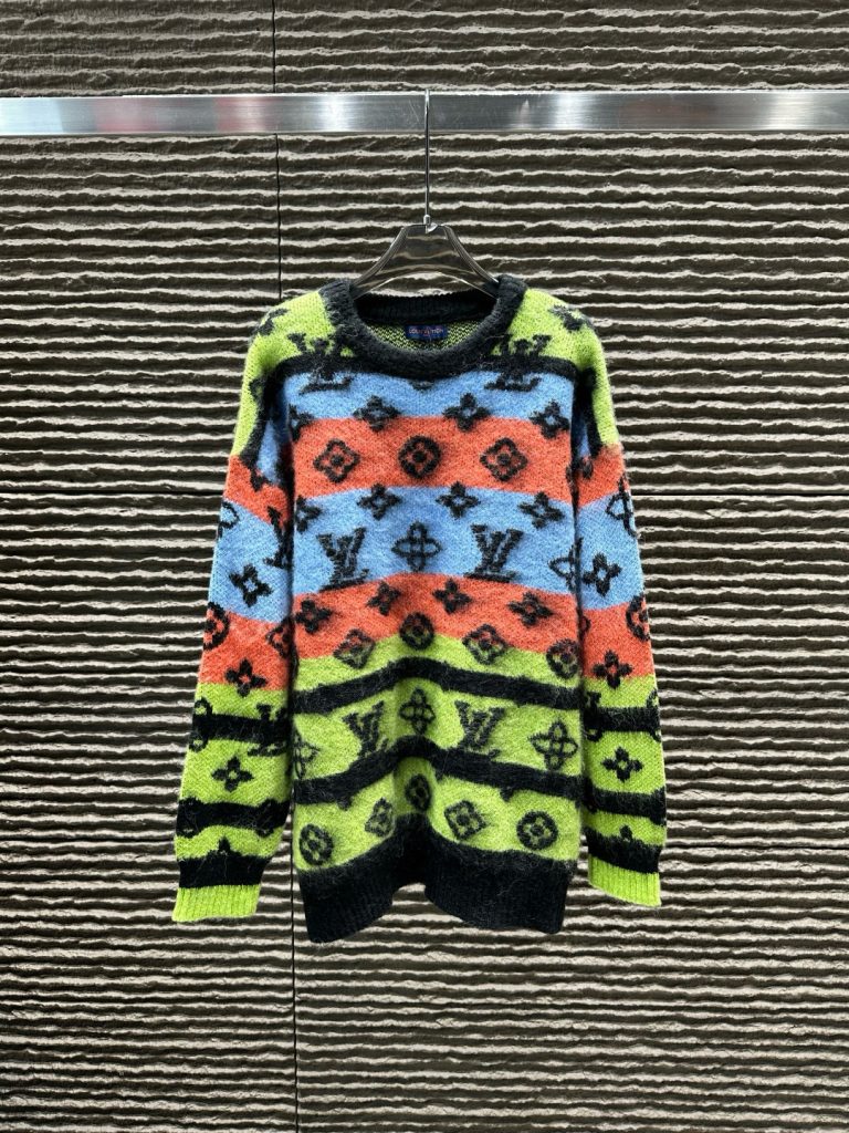 Louis Vuittonルイヴィトン ニットセーター 3色展開 春夏着用可能 ミラノ風デザイン - 画像 5