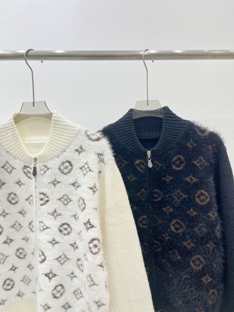 Louis VuittonLOUIS VUITTON ファー ニット セーター 2色入 春夏秋冬 保温性抜群 - 画像 4