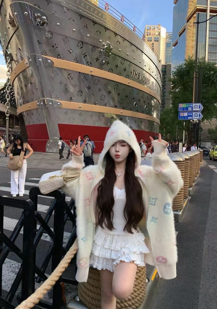 Louis VuittonLOUIS VUITTON ファー フーディー カーディガン 4色入 - 画像 4