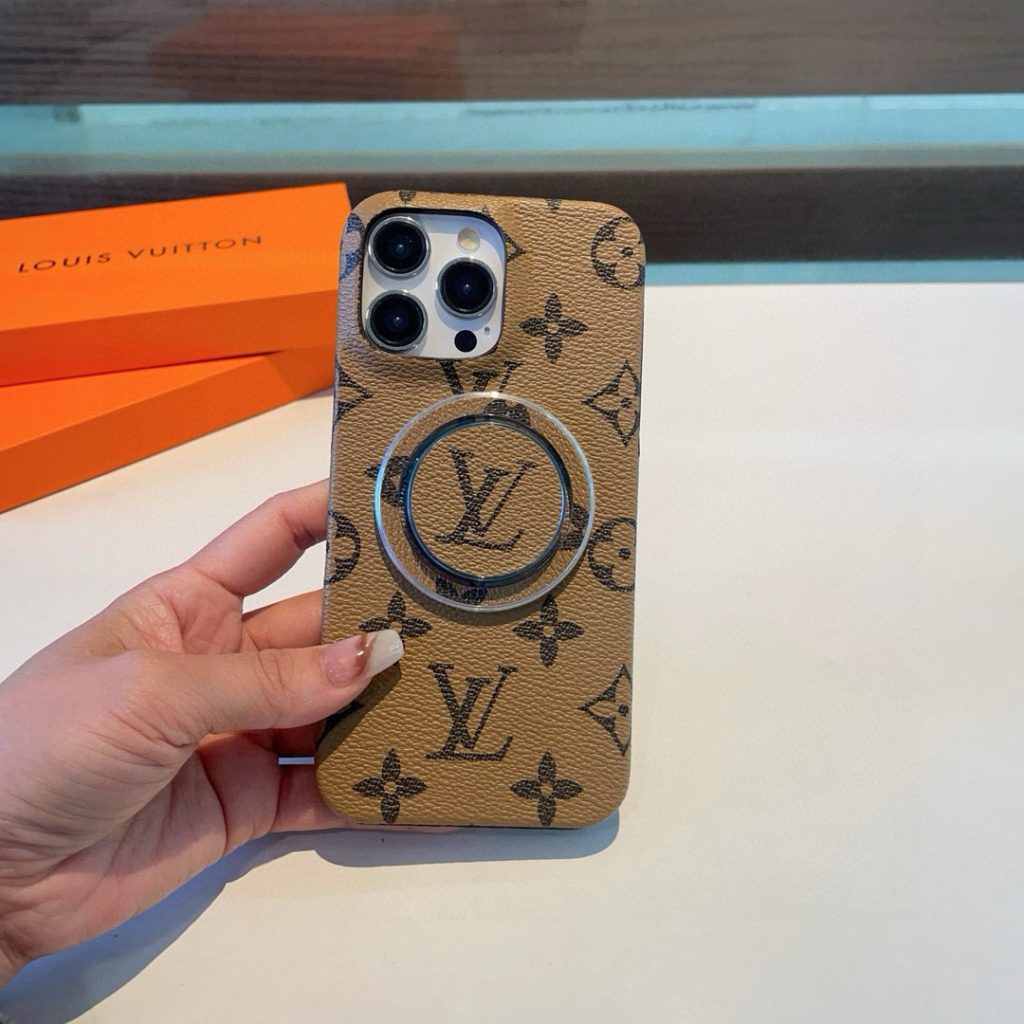 iPhoneケース✨ Louis Vuitton風 モノグラム スマホケース 2色入 📱 - 画像 4