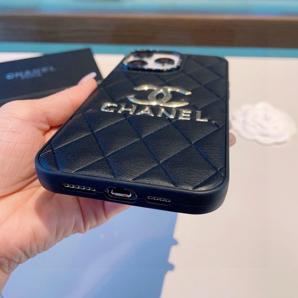 iPhoneケースシャネル iPhoneケース ブラック&ホワイト 2色入 - 画像 4