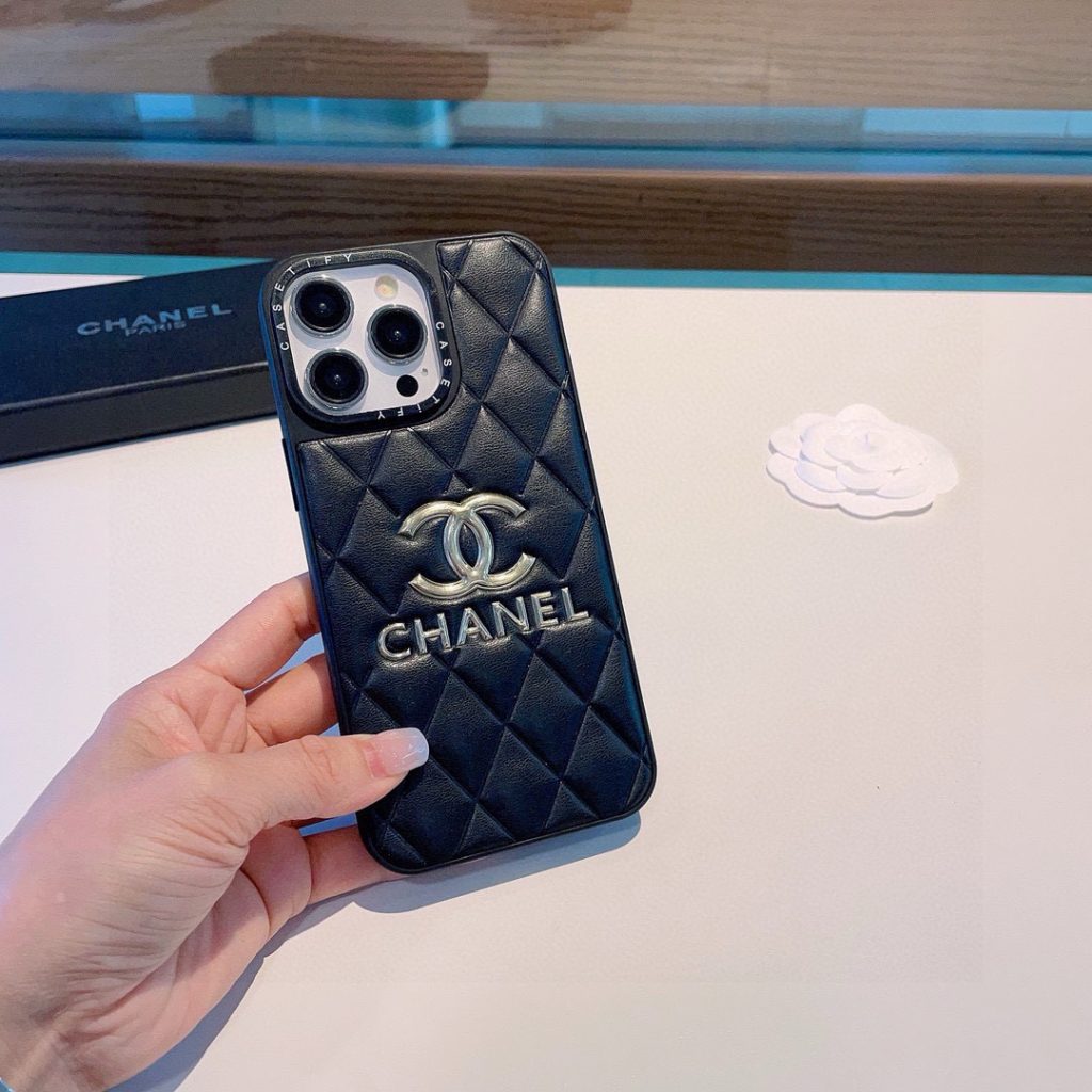 iPhoneケースシャネル iPhoneケース ブラック&ホワイト 2色入 - 画像 5