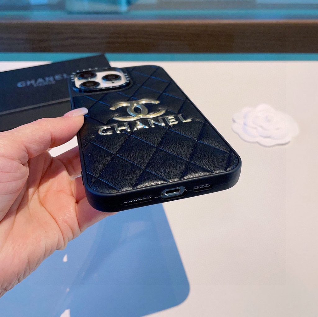 iPhoneケースシャネル iPhoneケース ブラック&ホワイト 2色入 - 画像 8