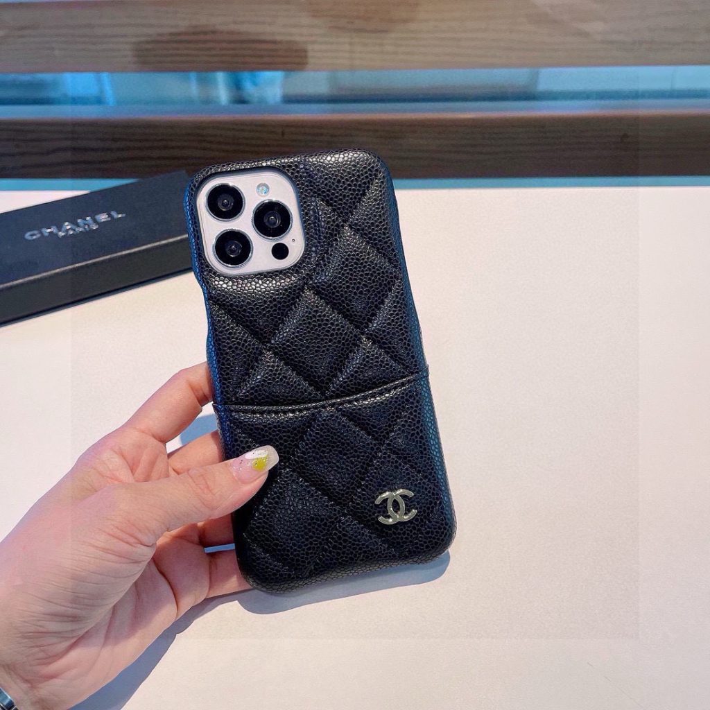 iPhoneケースシャネル iPhoneケース ブラック・ホワイト 2色入 - 画像 4
