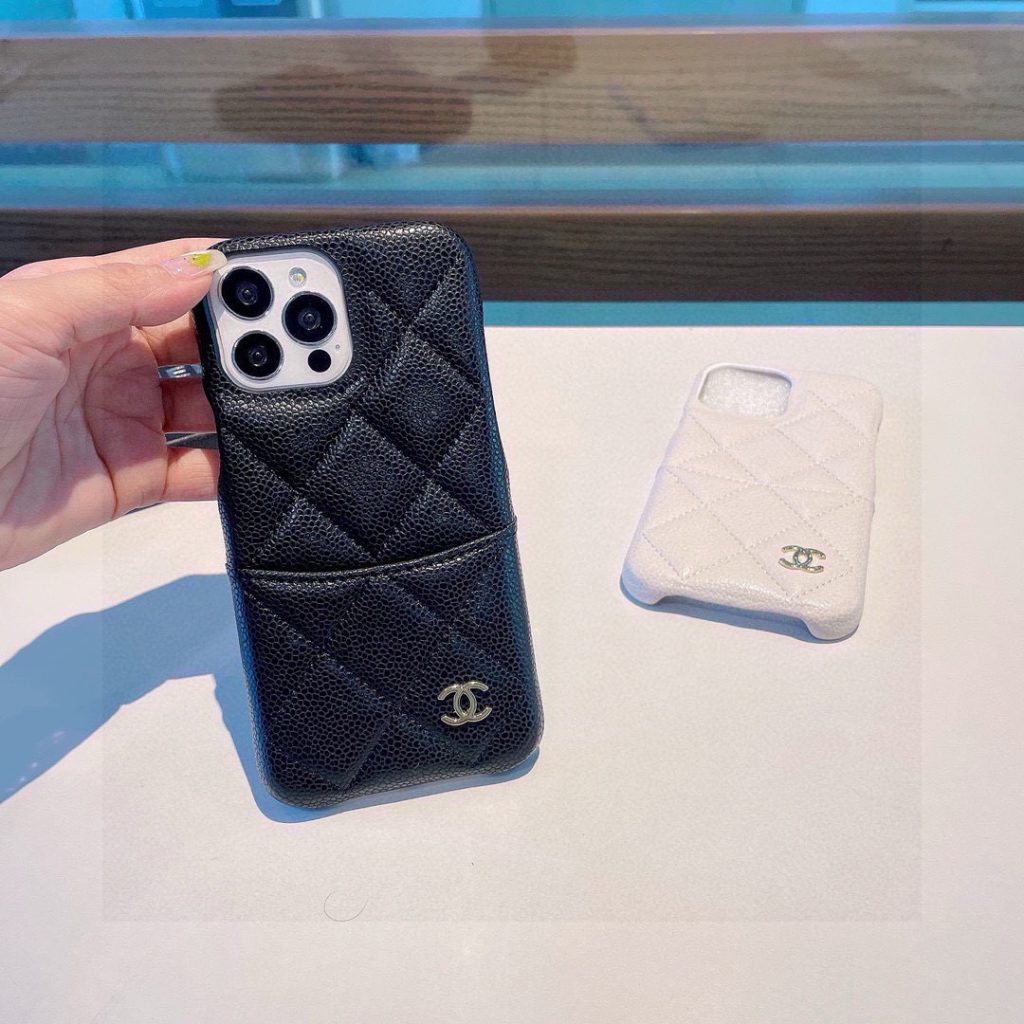 iPhoneケースシャネル iPhoneケース ブラック・ホワイト 2色入 - 画像 6