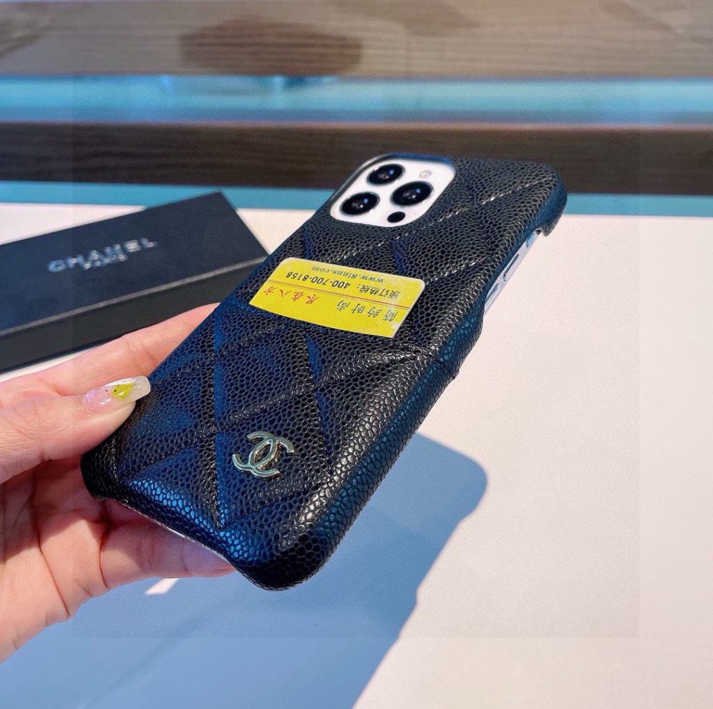 iPhoneケースシャネル iPhoneケース ブラック・ホワイト 2色入 - 画像 7